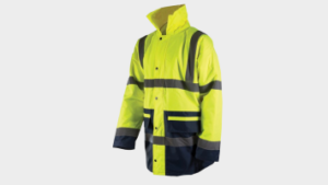 BLOUSON BOMBARDIER JAUNE REFLECHISSANT